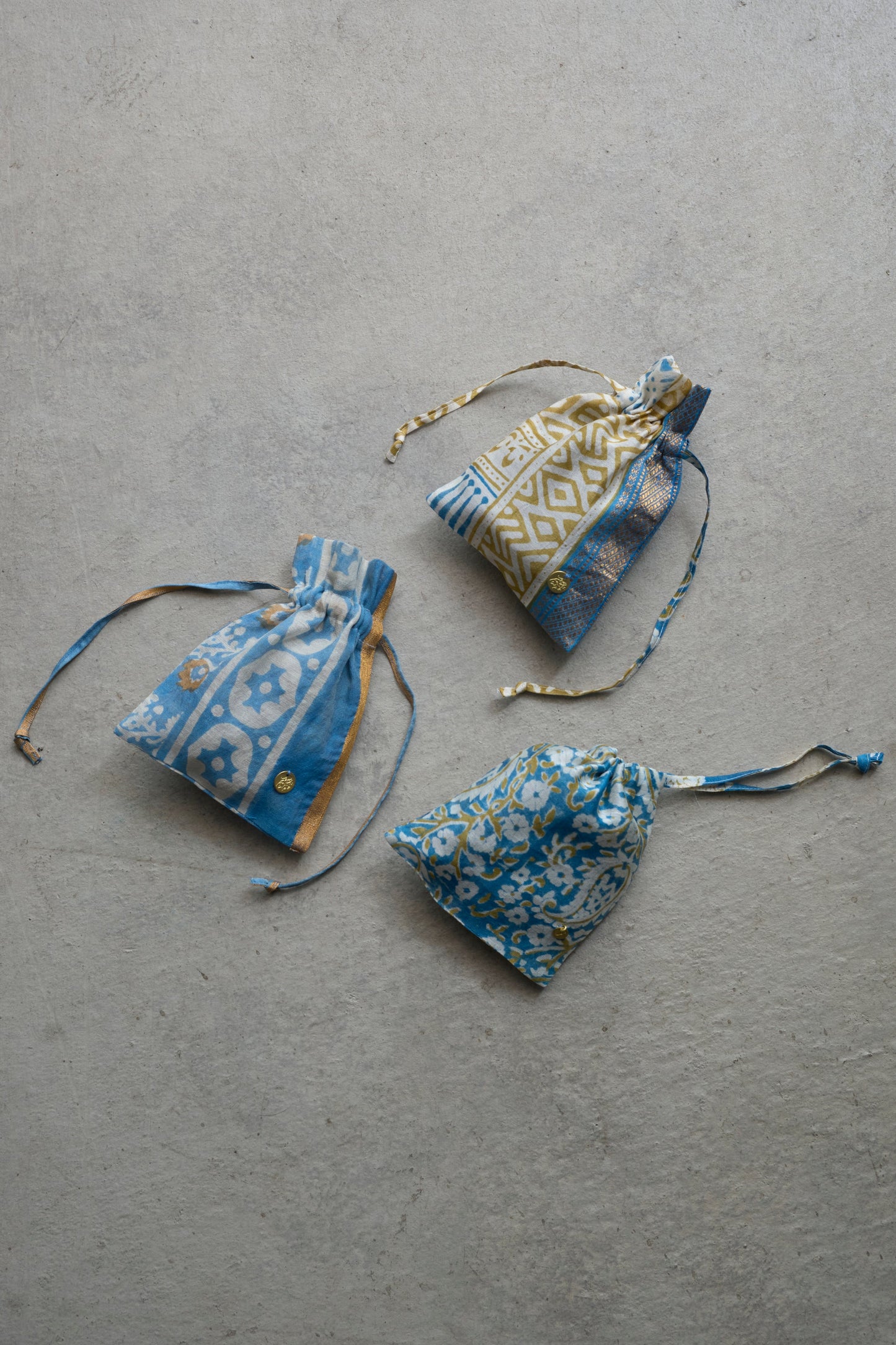 LIMITED BLOCK PRINT | DRAWSTRING POUCH 5