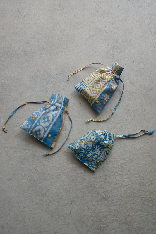 LIMITED BLOCK PRINT | DRAWSTRING POUCH 5