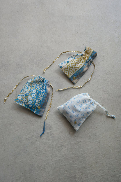 LIMITED BLOCK PRINT | DRAWSTRING POUCH 4