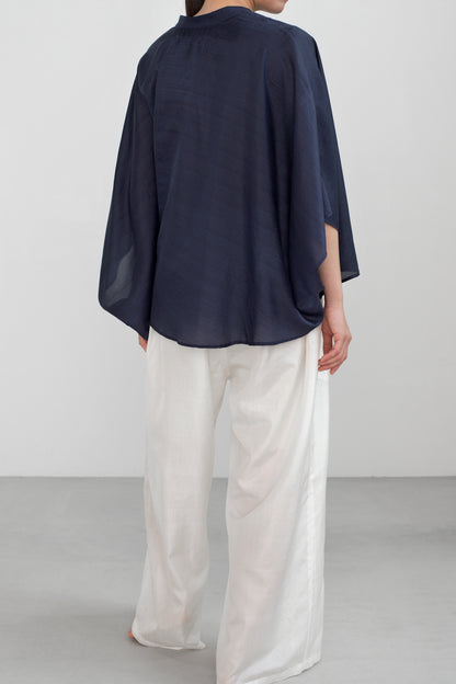 BANGALORE SILK |  NEO MUSLIM KURTA SHORT / COUNTERPOINT