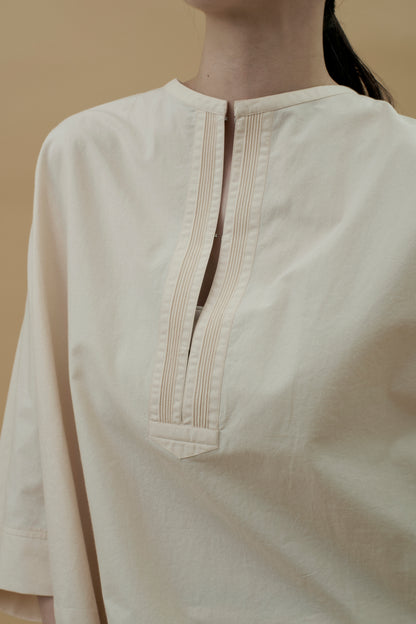 STANDARD / peruvian cotton | COAD PINTUCK BLOUSE
