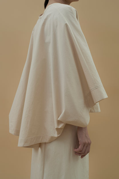 STANDARD / peruvian cotton | COAD PINTUCK BLOUSE