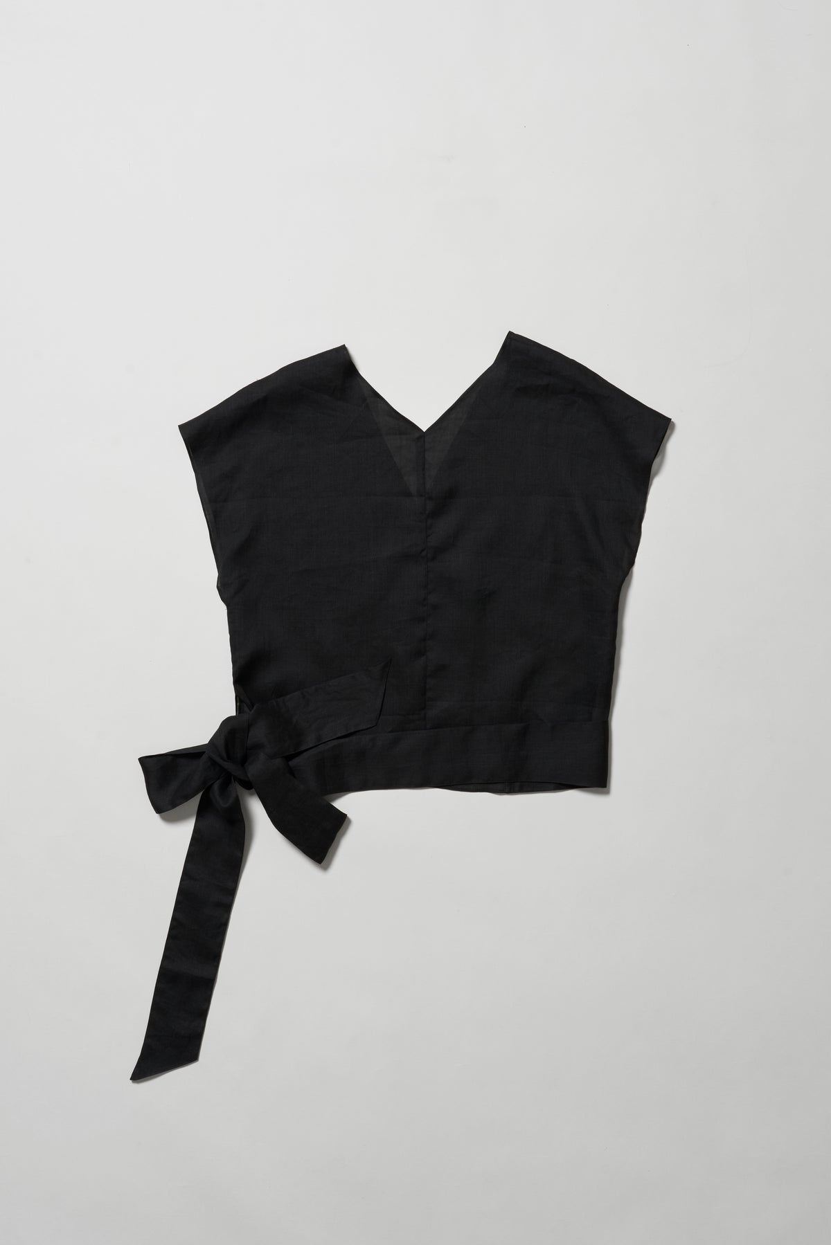 STANDARD / ramie | CROSS OVER BLOUSE