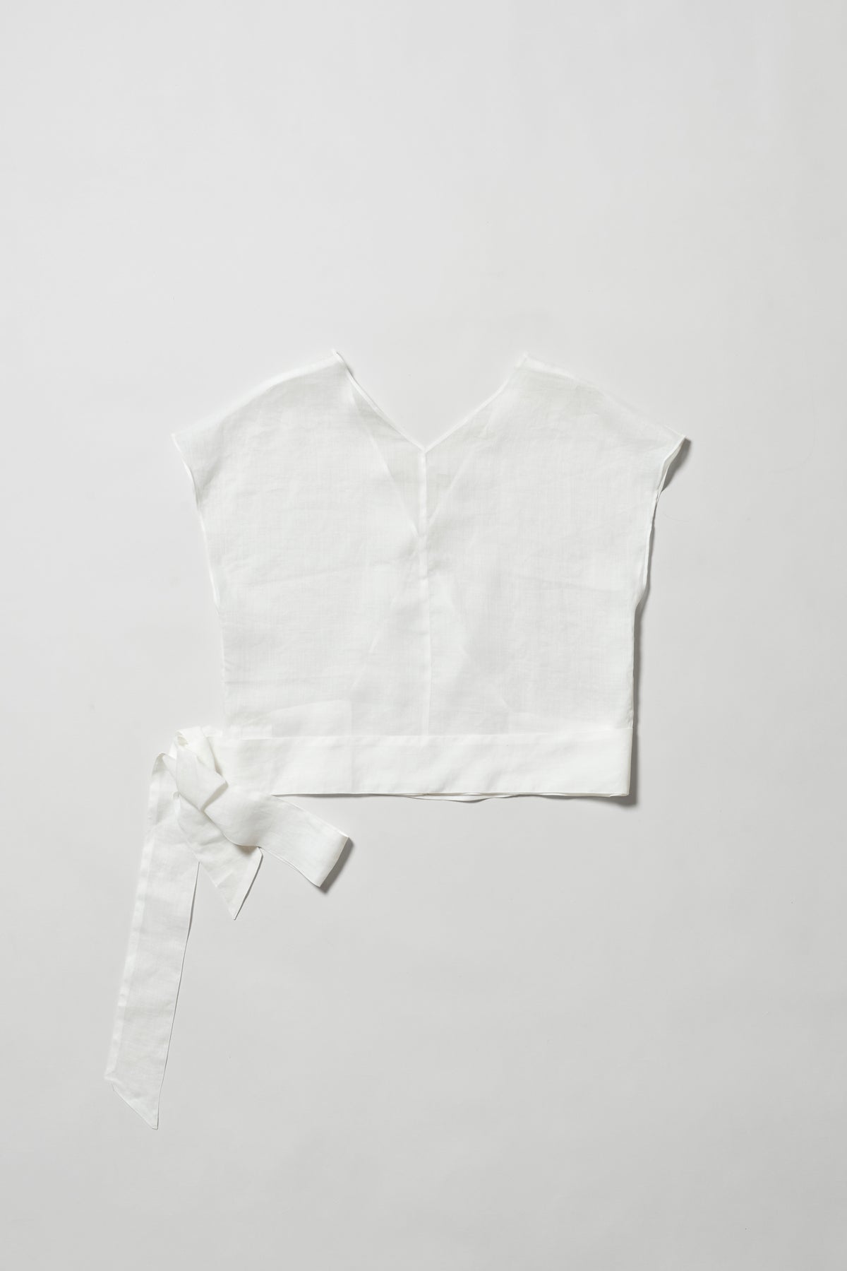STANDARD / ramie | CROSS OVER BLOUSE