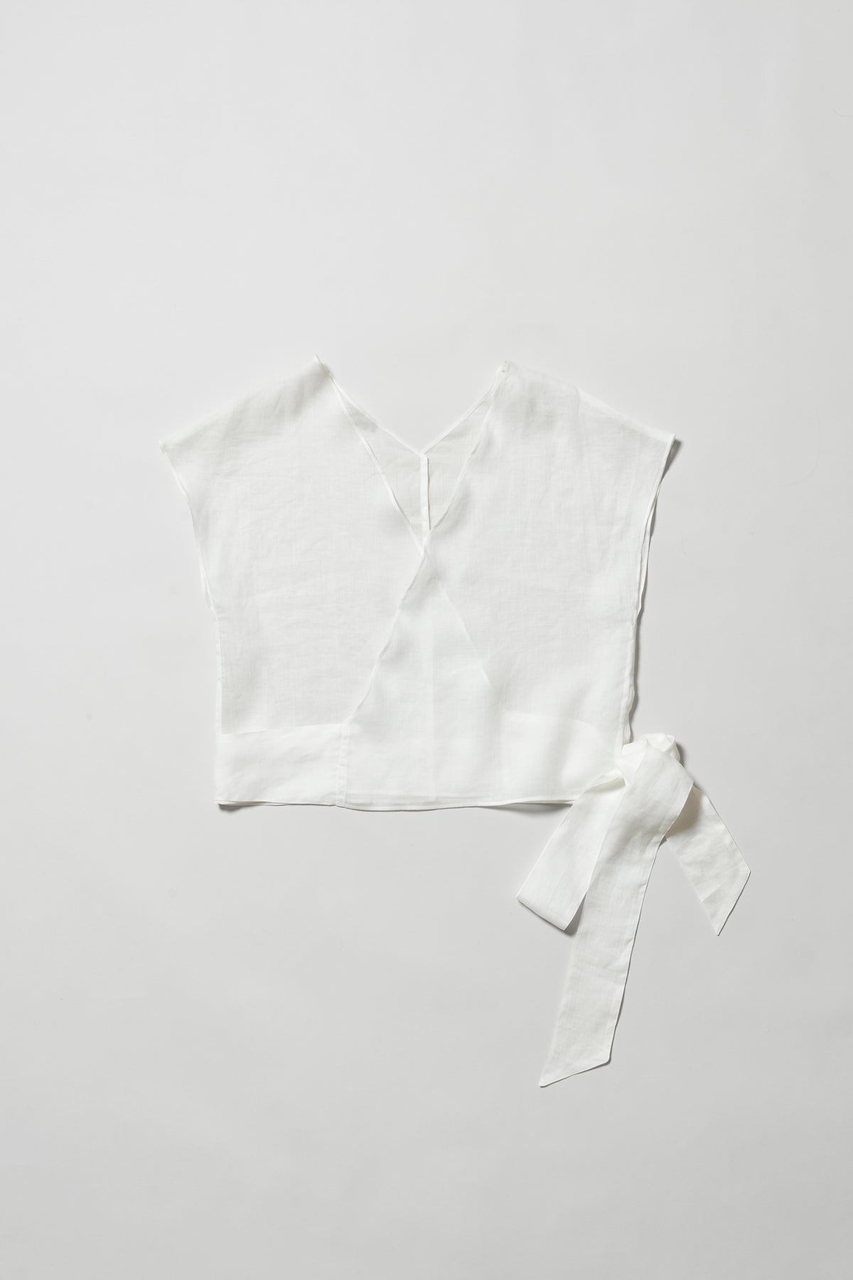STANDARD / ramie | CROSS OVER BLOUSE