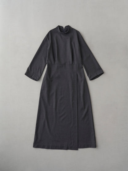 FOR / classical wool |  HOU DRESS charcoal gray