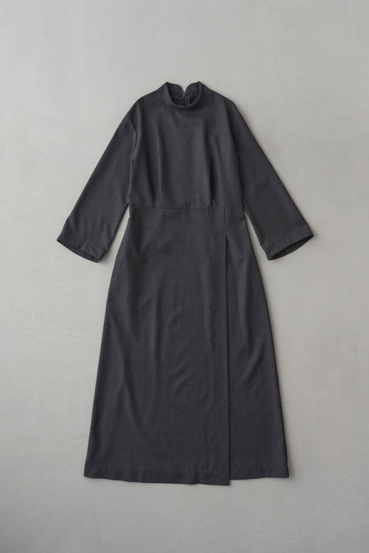 FOR / classical wool |  HOU DRESS charcoal gray