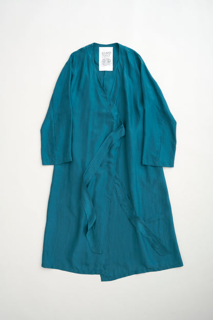 BANGALORE SILK | NO COLLAR ROBE / COUNTERPOINT