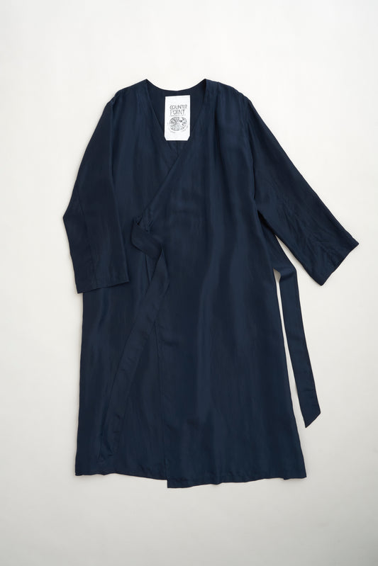BANGALORE SILK | NO COLLAR ROBE / COUNTERPOINT