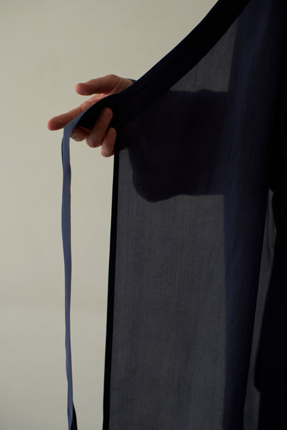 BANGALORE SILK | NO COLLAR ROBE / COUNTERPOINT