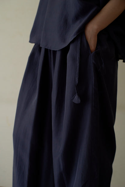 BANGALORE SILK | NO COLLAR ROBE / COUNTERPOINT