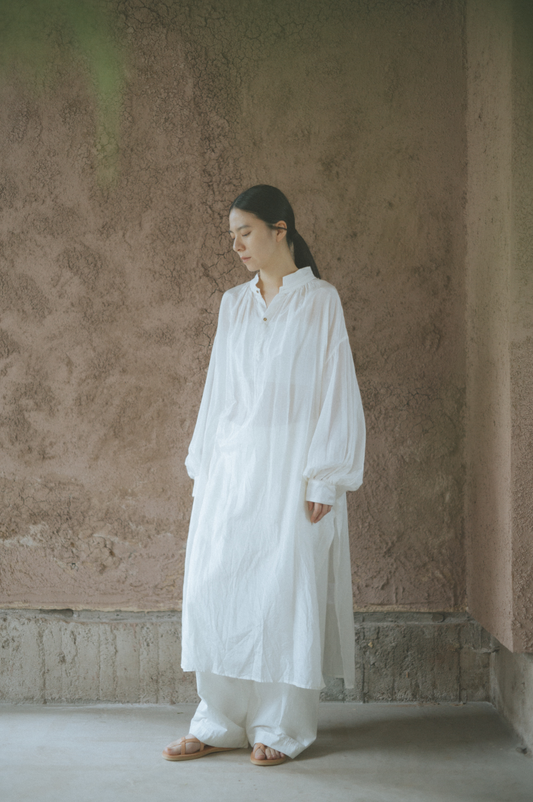 ANCIENT LONG SHIRTS ｜botanical dye color by Hljóð