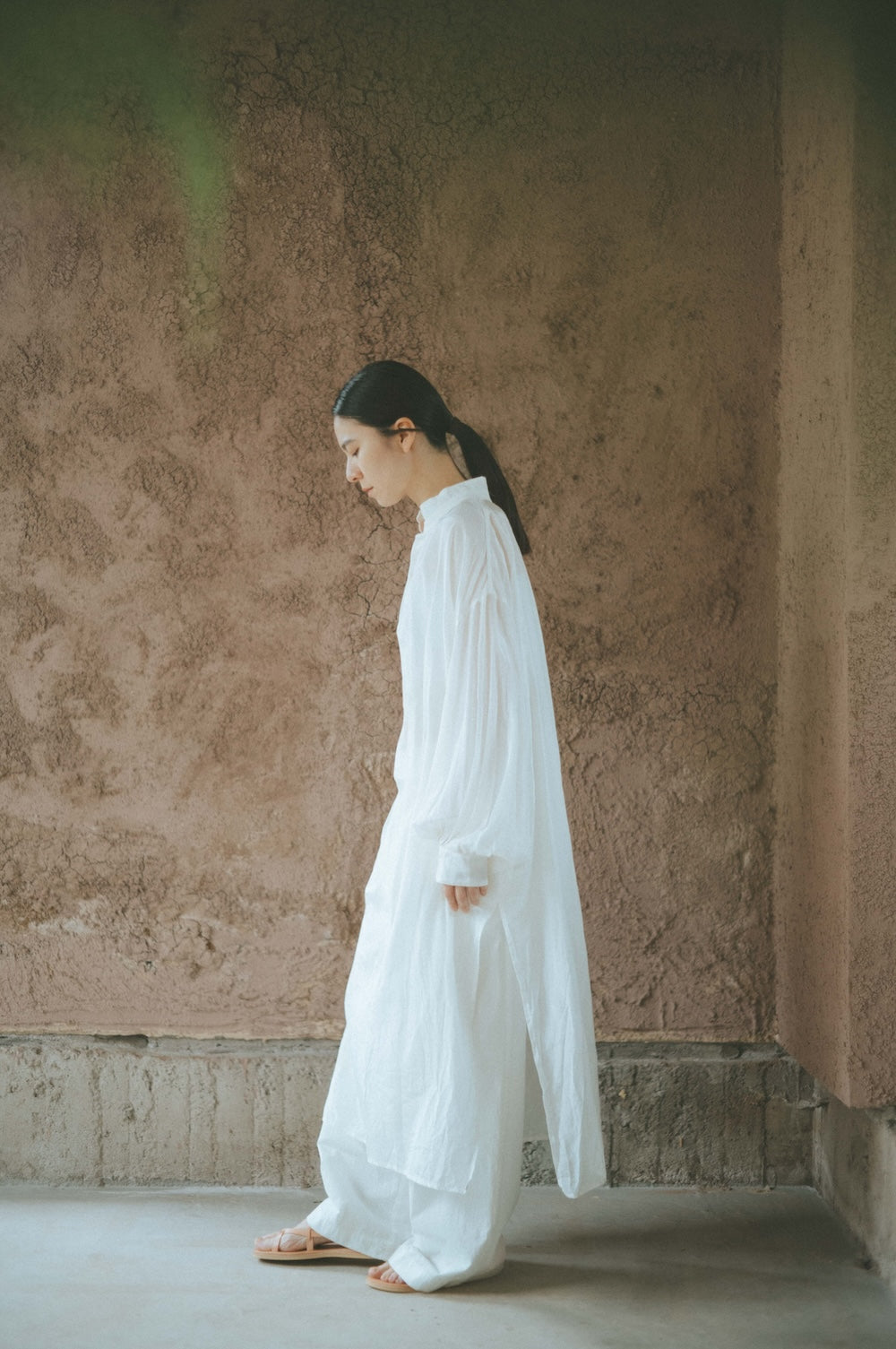 ANCIENT LONG SHIRTS ｜botanical dye color by Hljóð