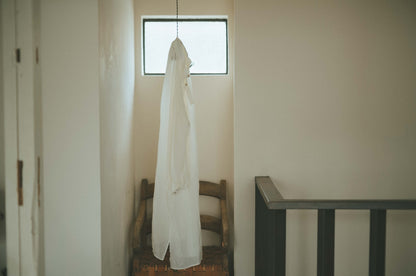 ANCIENT LONG SHIRTS｜botanical dye color by Hljóð white