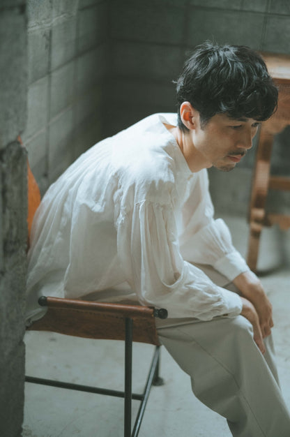 ANCIENT SHIRTS｜botanical dye color by Hljóð white