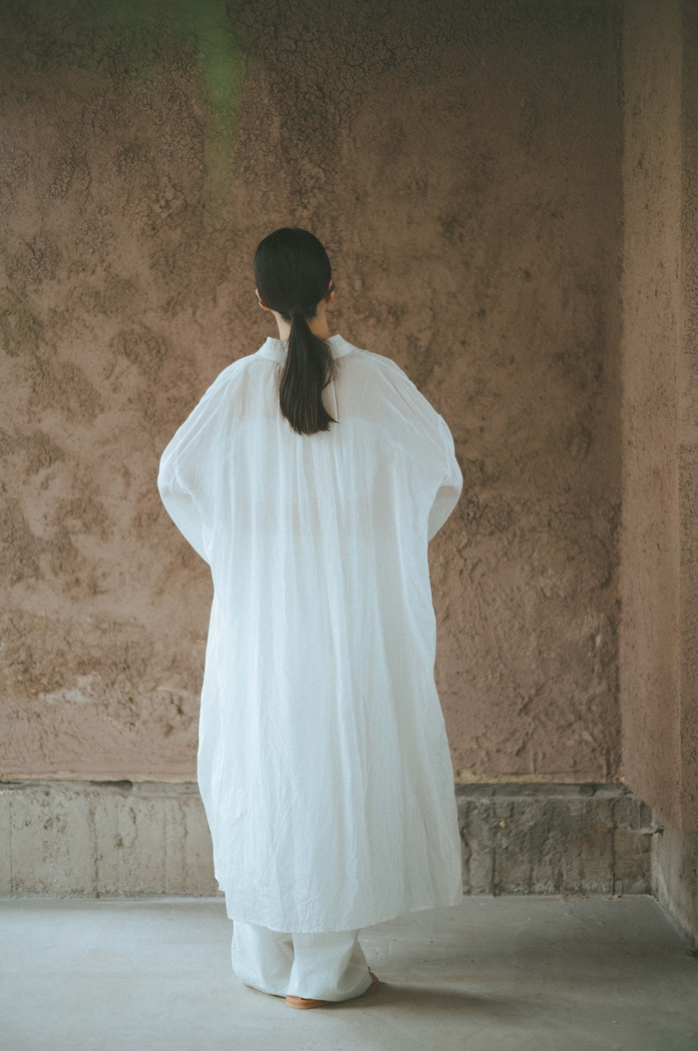 ANCIENT LONG SHIRTS ｜botanical dye color by Hljóð