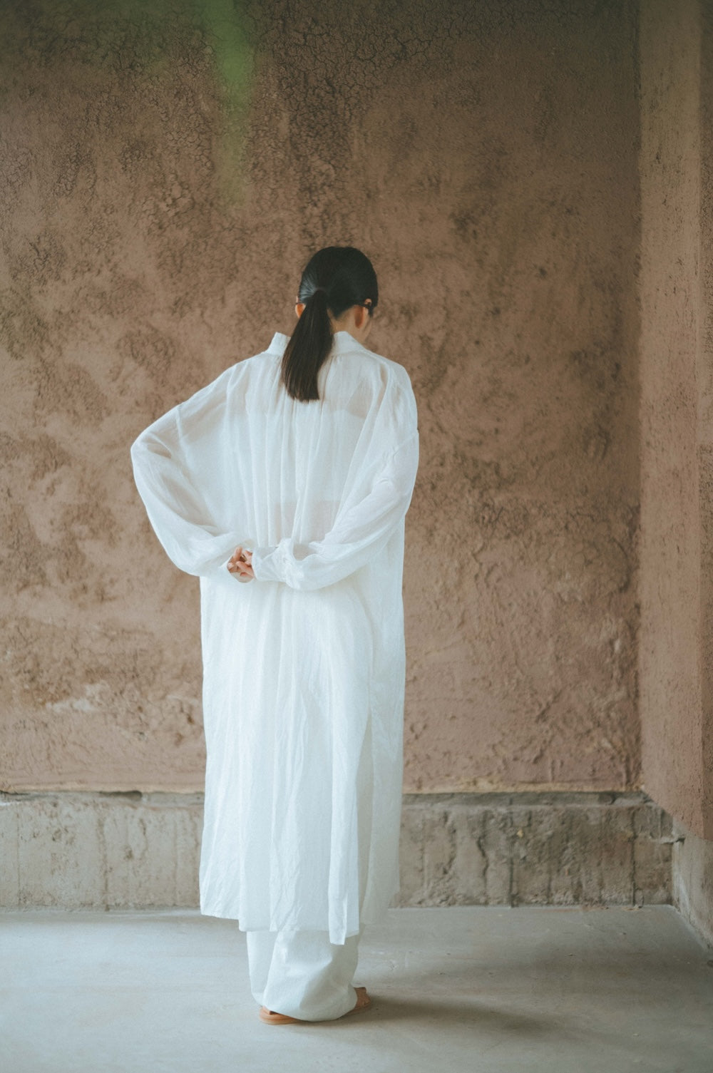 ANCIENT LONG SHIRTS ｜botanical dye color by Hljóð