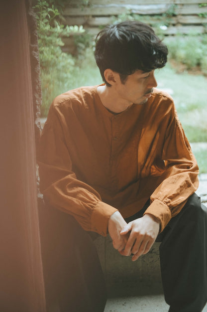 ANCIENT SHIRTS｜botanical dye color by Hljóð brown