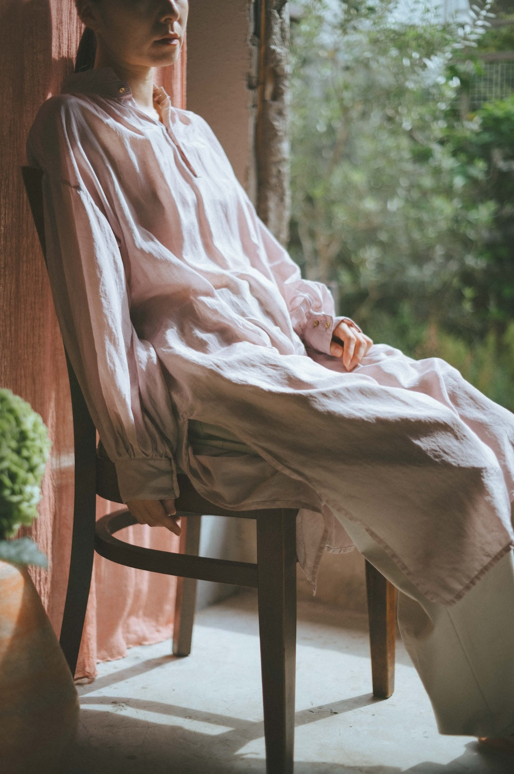 ANCIENT LONG SHIRTS｜botanical dye color by Hljóð