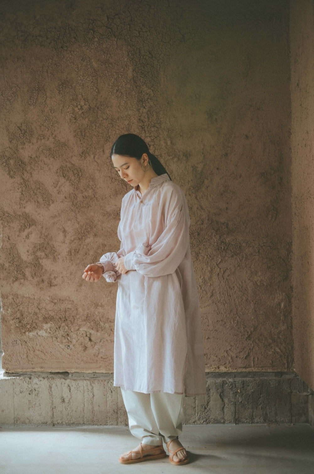 ANCIENT LONG SHIRTS｜botanical dye color by Hljóð