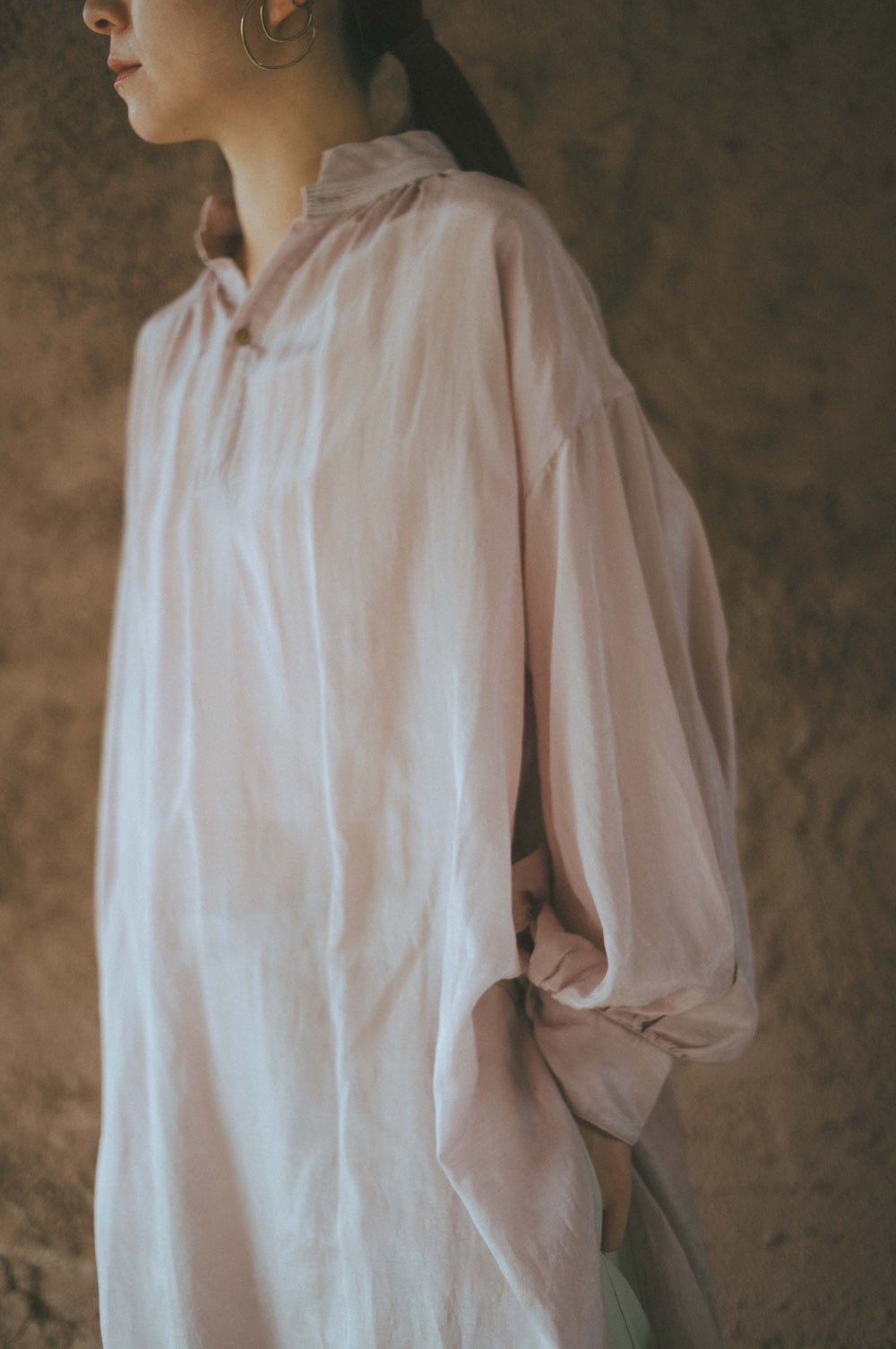 ANCIENT LONG SHIRTS｜botanical dye color by Hljóð