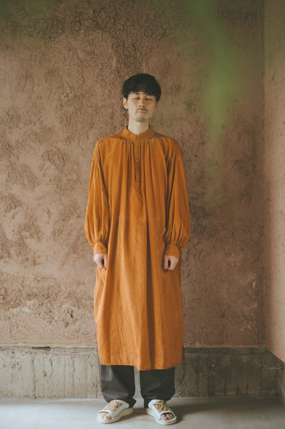 ANCIENT LONG SHIRTS｜botanical dye color by Hljóð