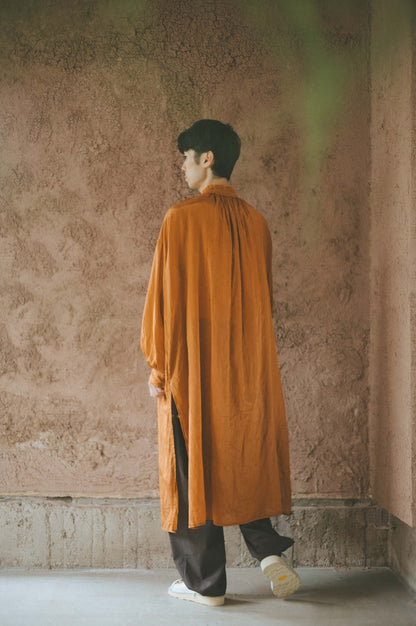 ANCIENT LONG SHIRTS｜botanical dye color by Hljóð brown