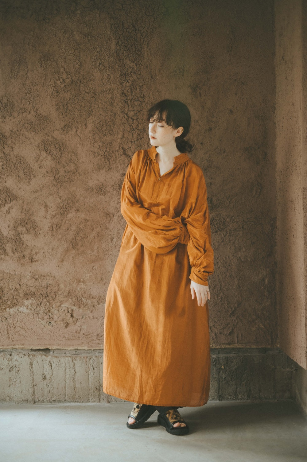 ANCIENT LONG SHIRTS｜botanical dye color by Hljóð