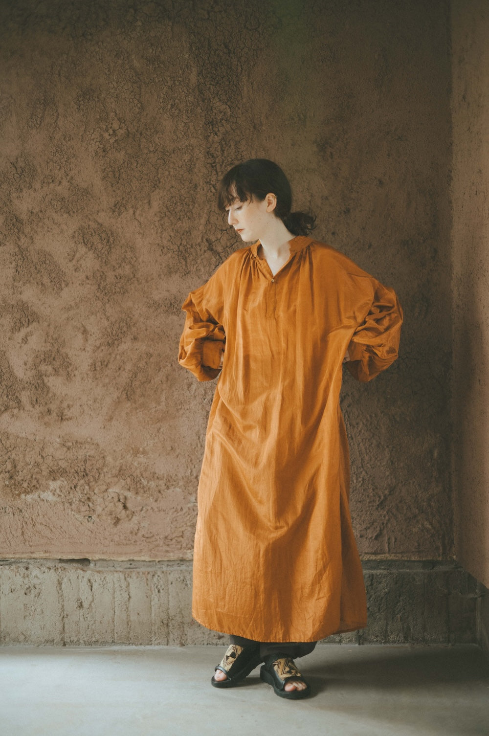 ANCIENT LONG SHIRTS｜botanical dye color by Hljóð