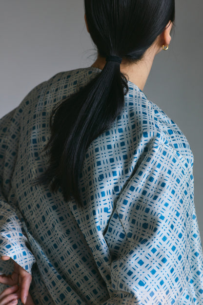 LIMITED BLOCK PRINT | NO COLLAR ROBE